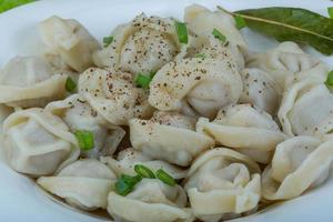 gekochte russische Knödel foto