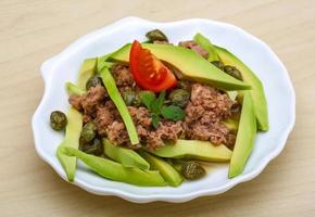 Thunfisch und Avocado foto