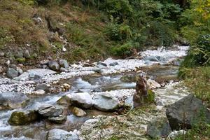 Wasserfall in griechenland. foto