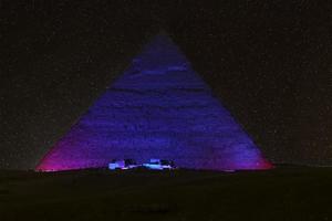 Chephren-Pyramide in Kairo, Ägypten foto
