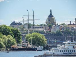 die stadt stockholm in schweden foto