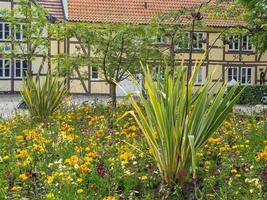 ystad stadt an der ostsee in schweden foto