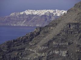 Santorini Insel in Griechenland foto