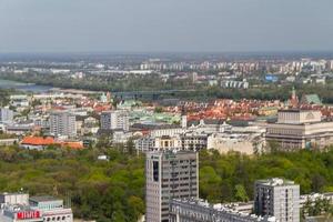 Warschauer Skyline mit Warschauer Türmen foto