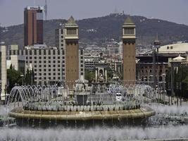 die Stadt Barcelona in Spanien foto