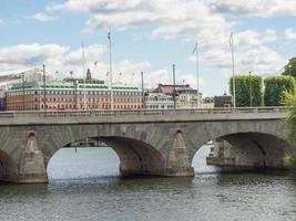 die stadt stockholm in schweden foto