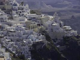 Santorini Insel in Griechenland foto