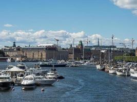 die stadt stockholm in schweden foto