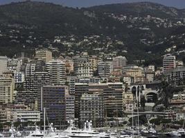 Monaco am Mittelmeer foto