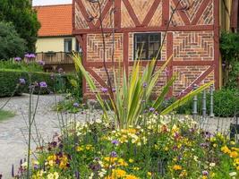 ystad stadt an der ostsee in schweden foto