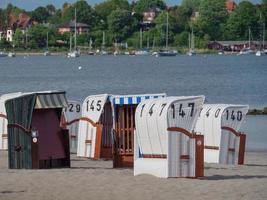 die stadt eckernförde an der ostsee foto