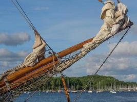 die stadt eckernförde an der ostsee foto