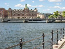 die stadt stockholm in schweden foto