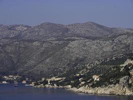 die stadt dubrovnik in kroatien foto