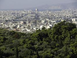 die Stadt Athen in Griechenland foto