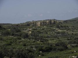 die insel gozo im mittelmeer foto