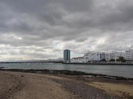 die kanarische insel lanzarote in spanien foto