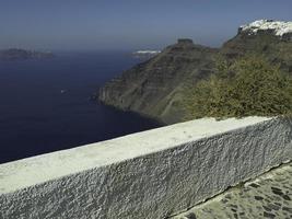 Santorini Insel in Griechenland foto