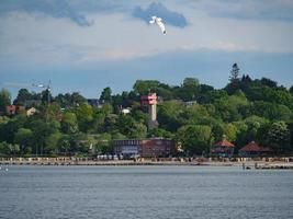 die stadt eckernförde an der ostsee foto