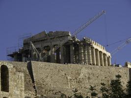 die Stadt Athen in Griechenland foto