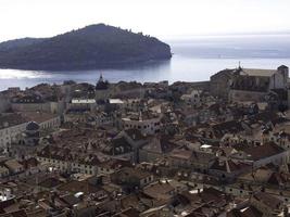 die stadt dubrovnik in kroatien foto