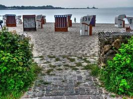 die stadt eckernförde an der ostsee foto