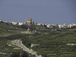 die insel gozo im mittelmeer foto