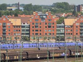 ystad stadt an der ostsee in schweden foto