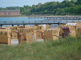 die stadt eckernförde an der ostsee foto