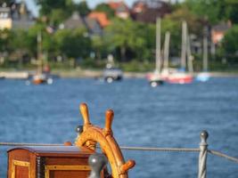 die stadt eckernförde an der ostsee foto