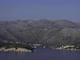 die stadt dubrovnik in kroatien foto