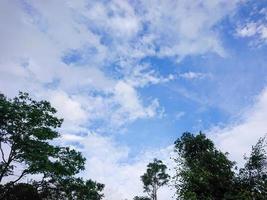 Bilder der Atmosphäre des Himmels und der Wolken foto