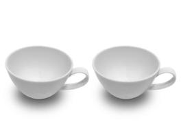 Tasse Kaffee isoliert auf weißem Hintergrund foto