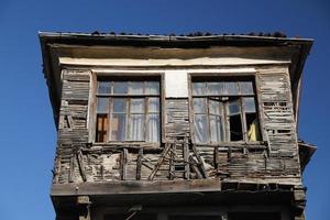 altes haus im trilye-bezirk, bursa, türkei foto