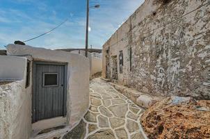 altes haus in chora der insel sikinos foto