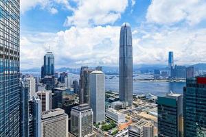 moderne Gebäude im Finanzviertel von Hongkong
