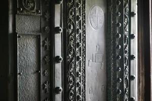 Tür des Museums Hagia Sophia in Istanbul, Türkei foto