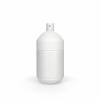 weiße Sprühflasche 3D-Modellierung foto