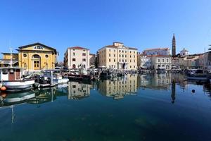 Piran ist ein Ferienort an der Adriaküste in Slowenien. foto