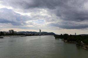 Wien ist die Hauptstadt von Österreich und liegt an der Donau. foto