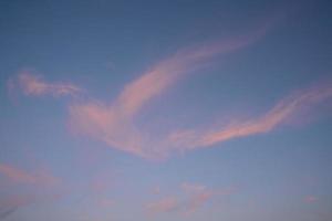 Himmel mit Wolken foto