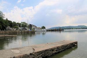 Blick auf den Lake Windermere am Abend foto