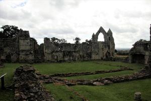 ein blick auf die abtei von haughmond in der nähe von shrewsbury in shropshire foto