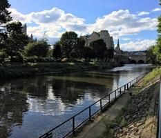 ein blick auf die stadt bath in der nachmittagssonne foto