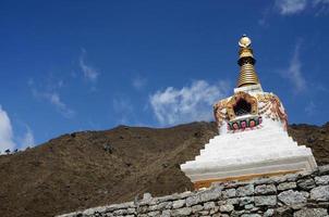 traditioneller tibetischer Stupa in Nepal, Asien