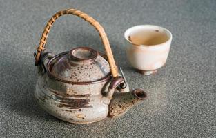 Japanische Teekanne mit Tasse