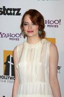 los angeles, 24. oktober - emma stone bei der 15. jährlichen hollywood film awards gala im beverly hilton hotel am 24. oktober 2011 in beverly hllls, ca foto