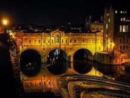 HDR Pulteney Bridge im Bad foto