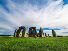 HDR-Stonehenge-Denkmal in Amesbury foto