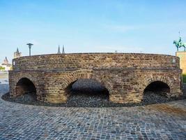 hdr antike römische ruinen in köln foto